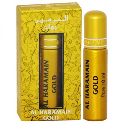 Gold Roll-on Perfume Oil 10ml by Al Haramain - Click Image to Close