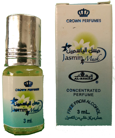 Jasmin Musk Roll-on Perfume Oil 3ml by Al Rehab - Click Image to Close