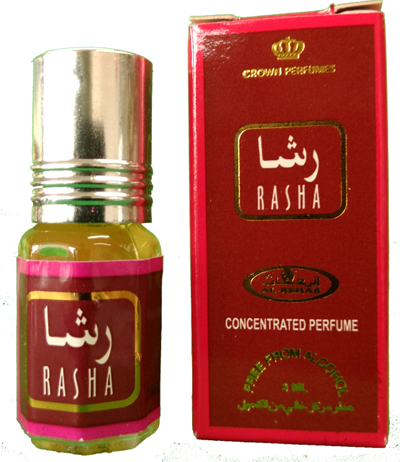 Rasha Roll-on Perfume Oil 3ml by Al Rehab - Click Image to Close