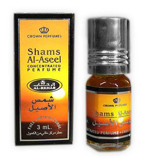 Shams Al Aseel Roll-on Perfume Oil 3ml by Al Rehab - Click Image to Close