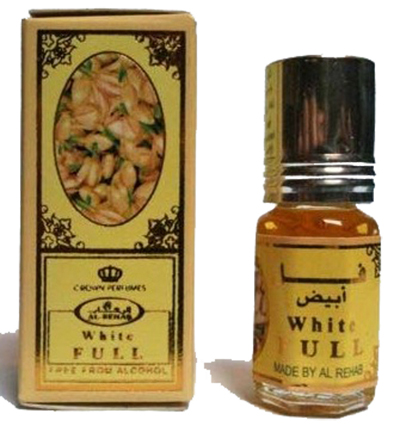 White Full Roll-on Perfume Oil 3ml by Al Rehab