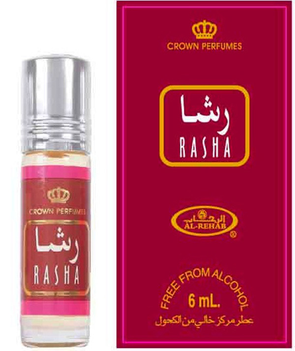 Rasha Roll-on Perfume Oil 6ml by Al Rehab - Click Image to Close