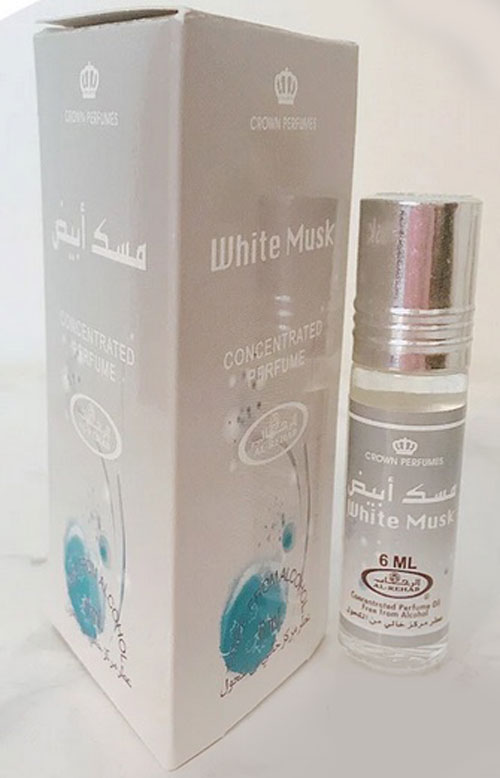 White Musk Roll-on Perfume Oil 6ml by Al Rehab - Click Image to Close