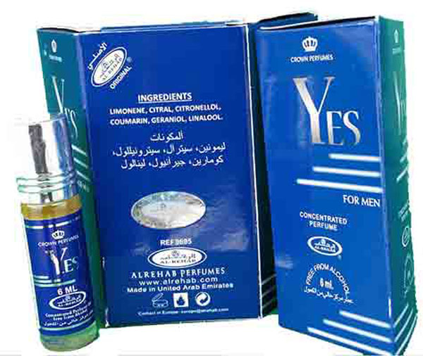 YES Roll-on Perfume Oil 6ml by Al Rehab