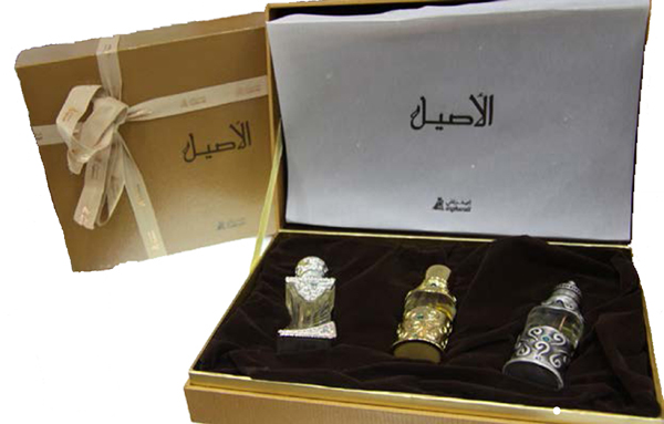 Aseel Gift Set 3x6ml Musk, French Rose & Oud by Asgharali - Click Image to Close