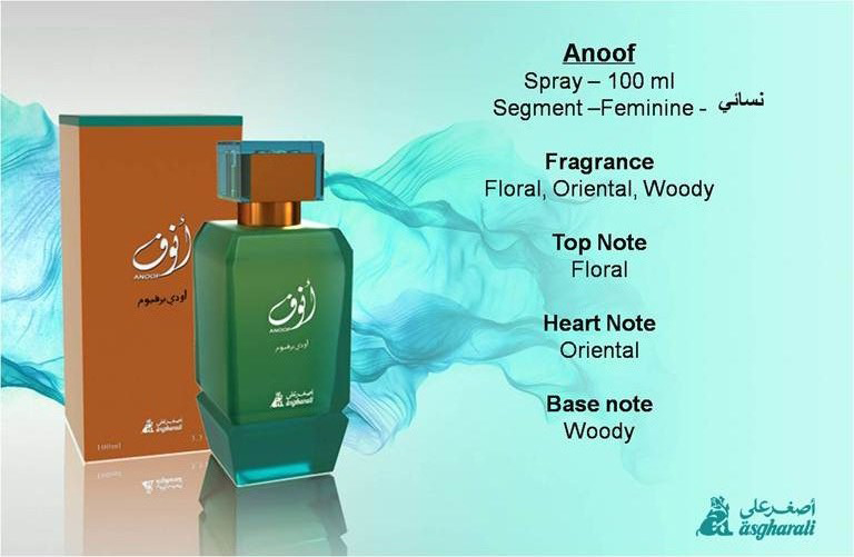 Anoof Spray Perfume 100ml by Asgharali - Click Image to Close