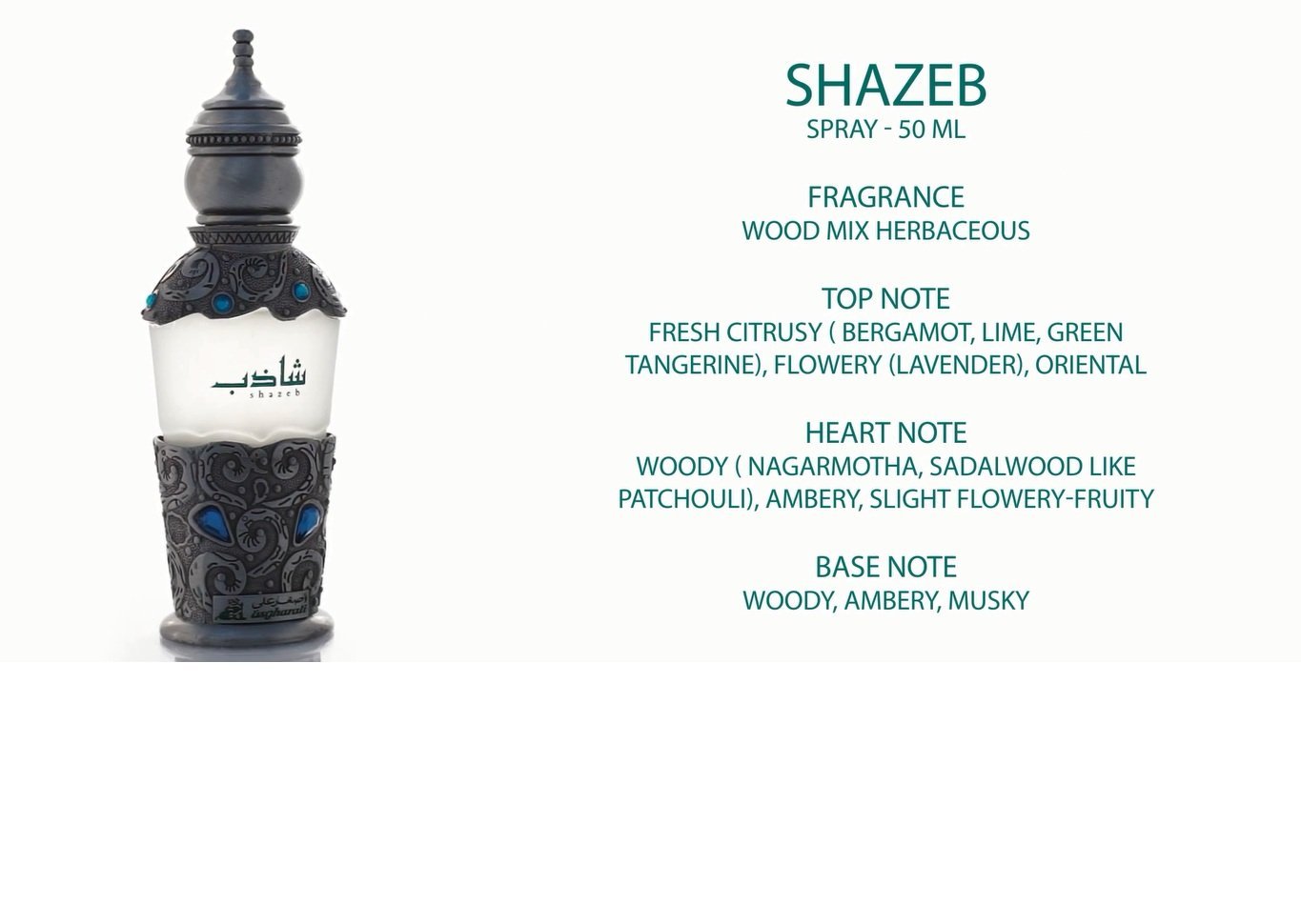 Shazeb Spray Perfume 50ml by Asgharali