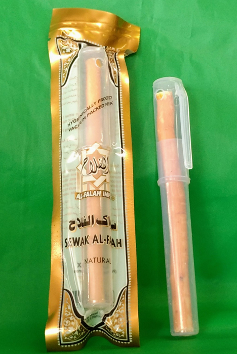 Miswak 6" Vacumm Packed with holder Natural Flavor - Click Image to Close