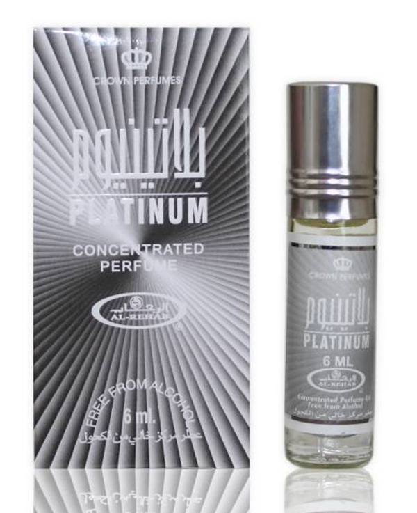 Platinum Roll-on Perfume Oil 6ml by Crown Perfumes